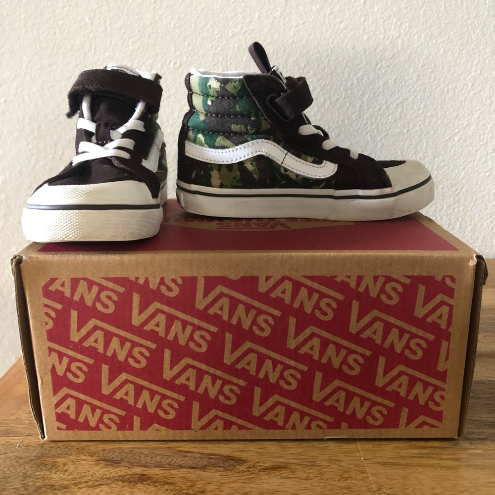camo vans size 8.5